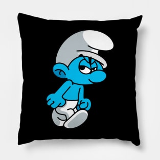 Grouchy Smurf Pillow