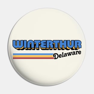 Winterthur, Delaware / / Retro Styled Design Pin