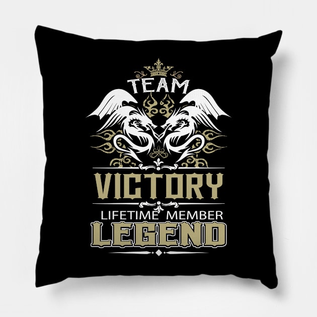 Victory Name T Shirt -  Team Victory Lifetime Member Legend Name Gift Item Tee Pillow by yalytkinyq