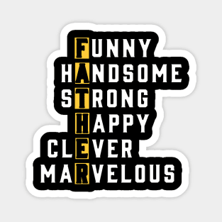 Dad: The Marvelously Funny & Strong Superhero Magnet