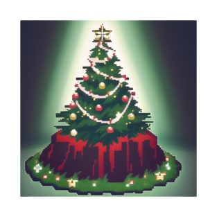 A christmas tree under the green light T-Shirt