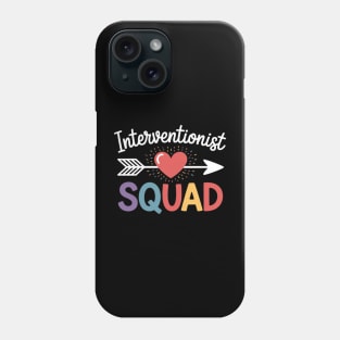 Interventionist Squad Back To School Teacher supplies Men Women Kids Phone Case