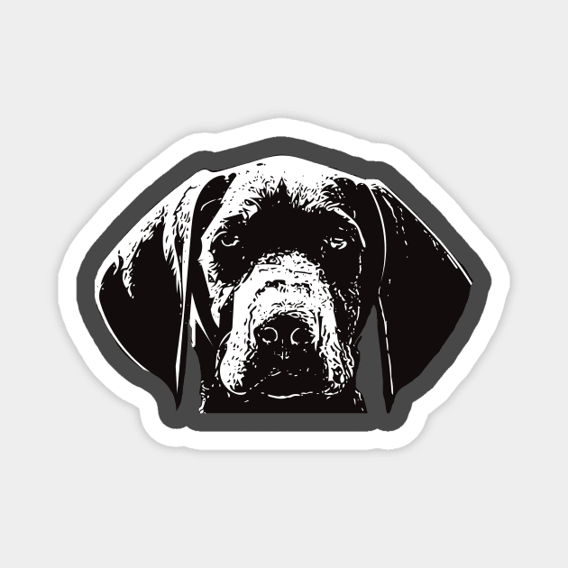 German Shorthaired Pointer - GSP Christmas Gifts Magnet by DoggyStyles