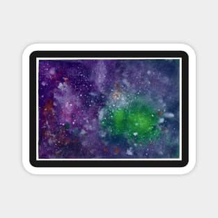 Purple Galaxy Magnet