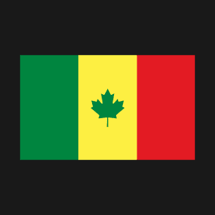 Senegal / Canada Flag Mashup T-Shirt