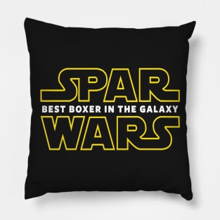 SPAR WARS - BEST BOXER IN THE GALAXY Pillow