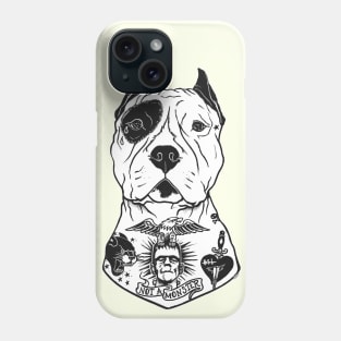 AMERICAN PITBULL TATTOOED Phone Case