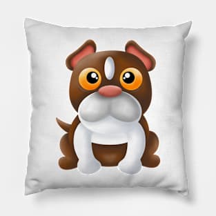 Pitbull Kawaii Pup Pillow