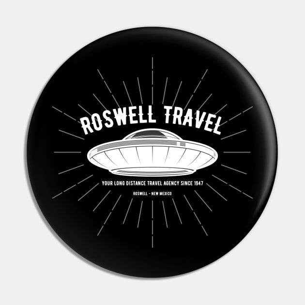 Roswell Travel Pin by Kenny The Bartender's Tee Emporium