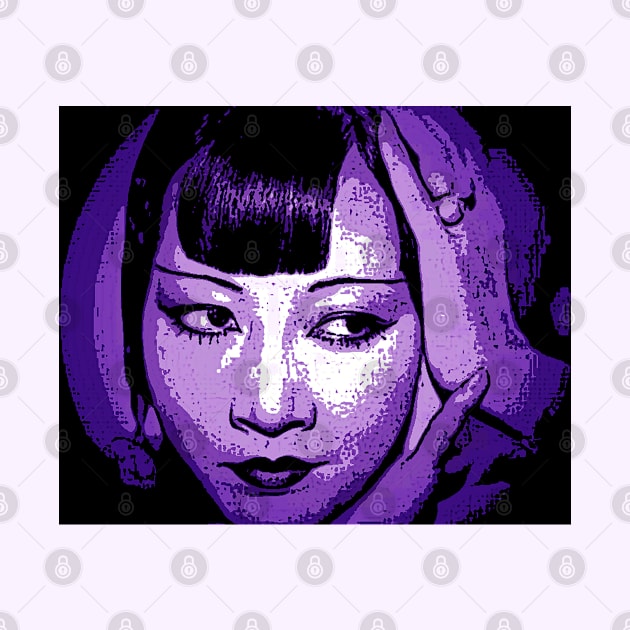 Purple Anna May Wong Mug by JerryGranamanPhotos71