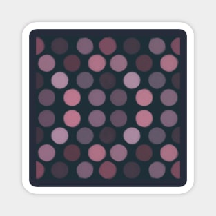 Abstract pattern with pastel circles Magnet