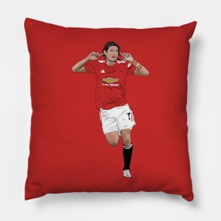 Edinson Cavani Goal Celebration Fans Back Pillow