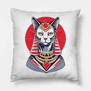 cat pharaoh Pillow