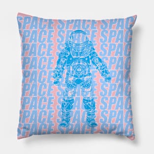 Blue Space Pillow