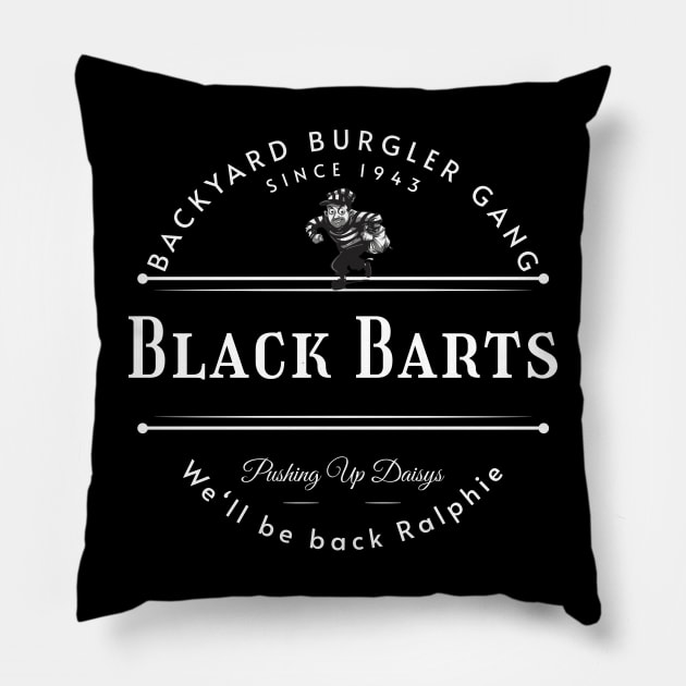 We'll Be Back Ralphie Pillow by fatbastardshirts