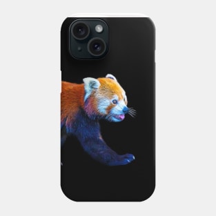 Red Panda Animal Wildlife Forest Nature Adventure Graphic Digital Painting Phone Case