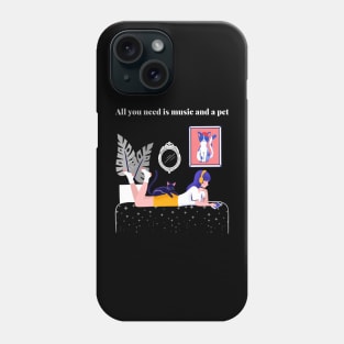 All you need is music and a pet Phone Case