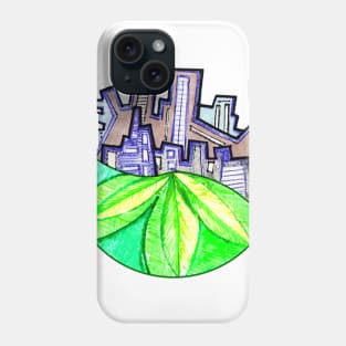 Front and Back Eco City Phone Case