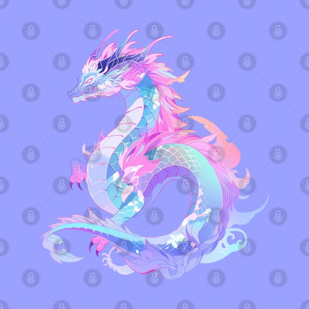 Pastel Dragon by DarkSideRunners