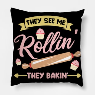 Baker Baking Lover Pastry Chef Pillow