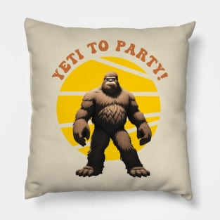 Yeti To Party Pillow