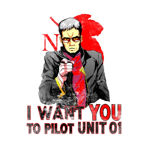 I want you to pilot unit 01 by CoinboxTees