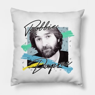 Robbie Dupree / Vintage Style Aesthetic Fan Art Design Pillow