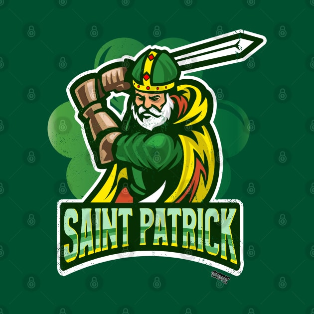 Saint Patrick by SpottydoggCreatives