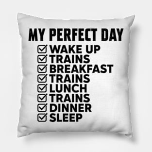 My Perfect Day Video Games Funny Cool Gamer Pillow