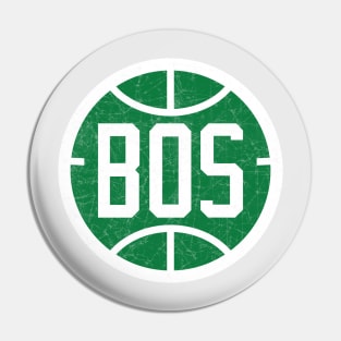 Boston Vintage Basketball Pin