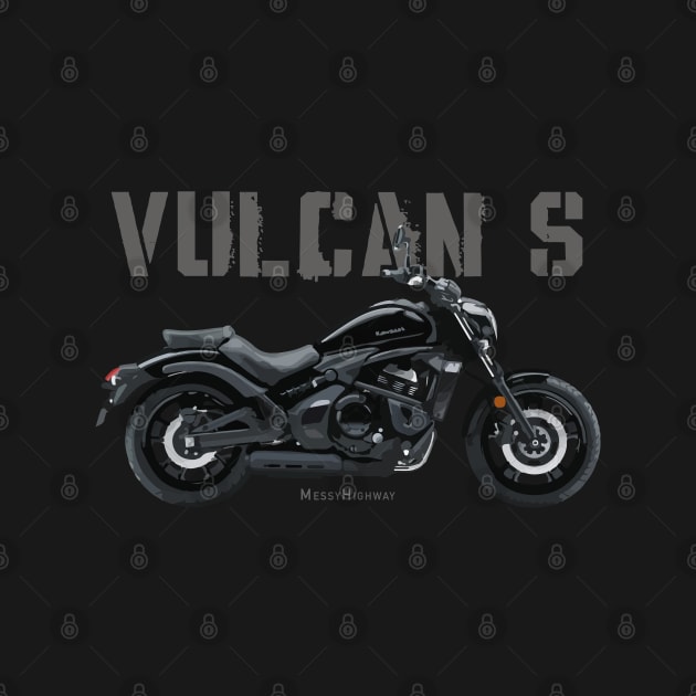 Kawasaki Vulcan S black by MessyHighway