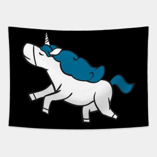 Unicorn In Daily Life Tapestry