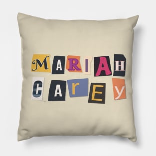 Mariah Carey - Paper Style Pillow