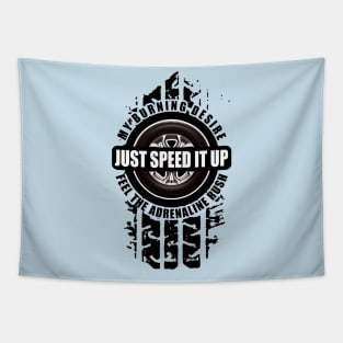 Just Speed It Up - Sports Car Tapestry