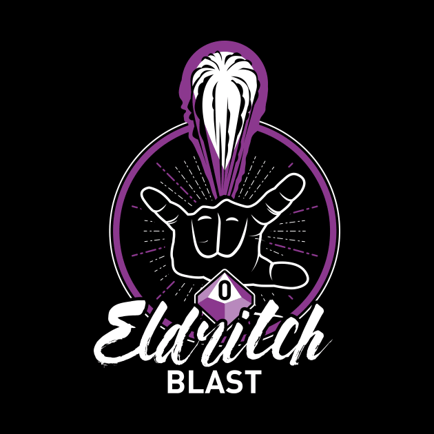 Eldritch Blast D&D Tshirt by Natural 20 Shirts