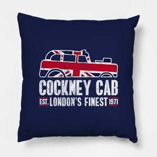 Cockney Cab - Redline Series (Reverse - Worn) Pillow