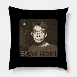 Steve Albini - retro // vintage Pillow