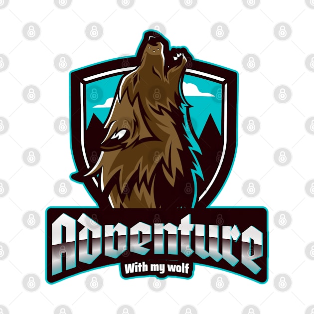 Adventure with my wolf by Wolf Clothing Co