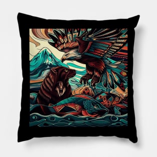 Wild and Free . Pillow