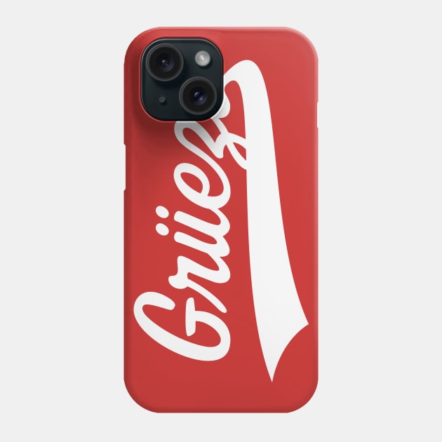 Grüezi Lettering (Greeting In Switzerland / White) Phone Case by MrFaulbaum