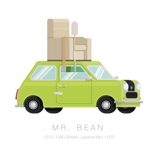 Mr. Bean - Famous Cars T-Shirt