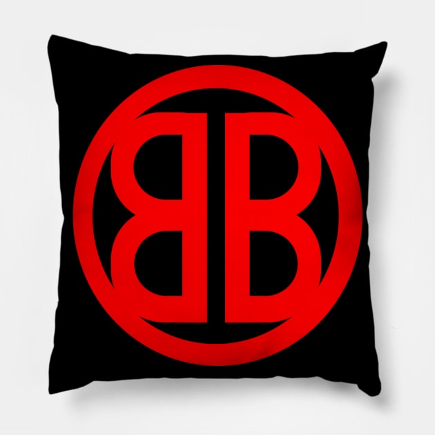 Buckaroo Banzai Logo Pillow by BigOrangeShirtShop