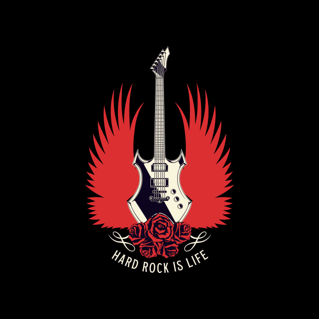 Hard Rock Is Life by Creativity Haven