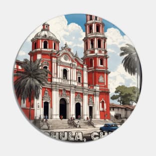 Tapachula Chiapas Mexico Travel Vintage Poster Pin