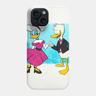 Fancy Donald and Daisy Phone Case