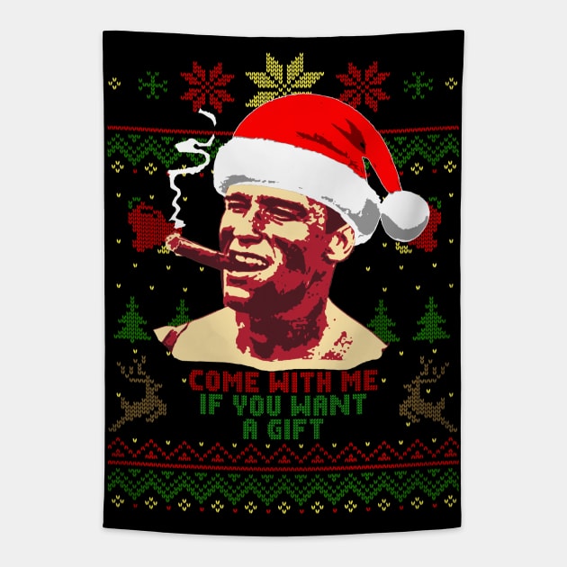 Arnold Schwarzenegger Come With Me If You Want A Gift Tapestry by Nerd_art