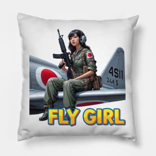 Fly Girl Pillow