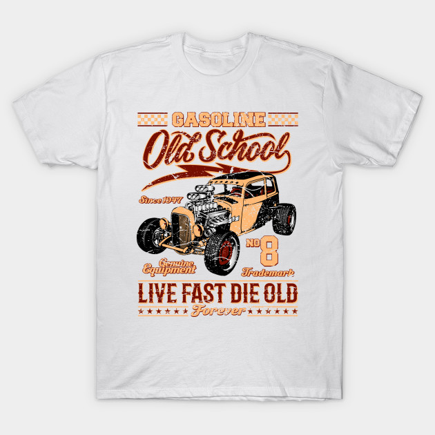Old School Rockabilly Hot Rod - Hot Rod - T-Shirt
