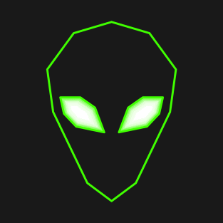 Poly Alien Outline T-Shirt