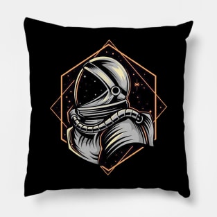 Space Aesthetic Vibrant Purple Pillow